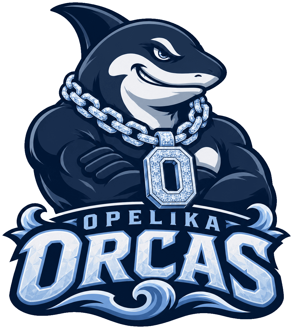Opelika Orcas logo
